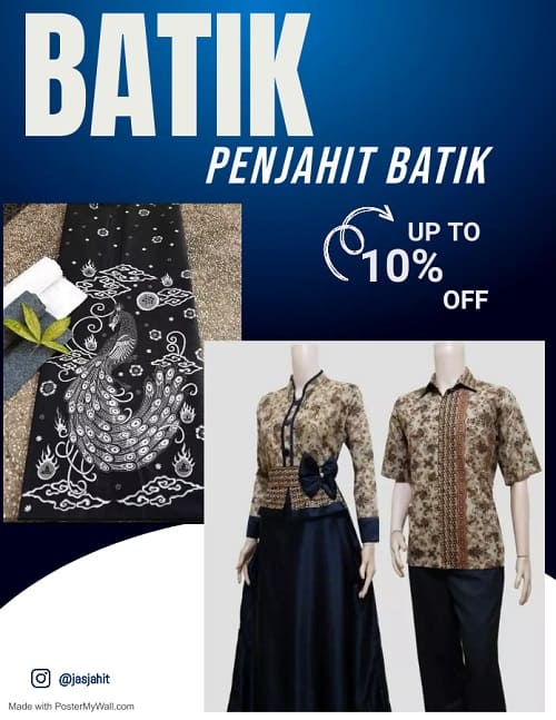 Jas Pria Penjahit Batik Bandung